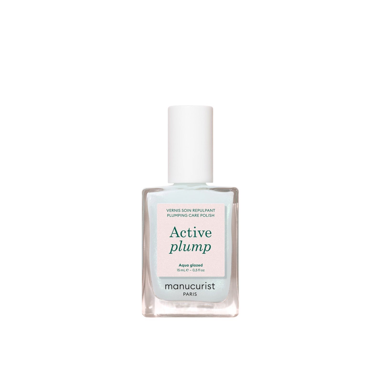Manucurist Active Plump Plumping Care Polish Aqua Glazed 15ml