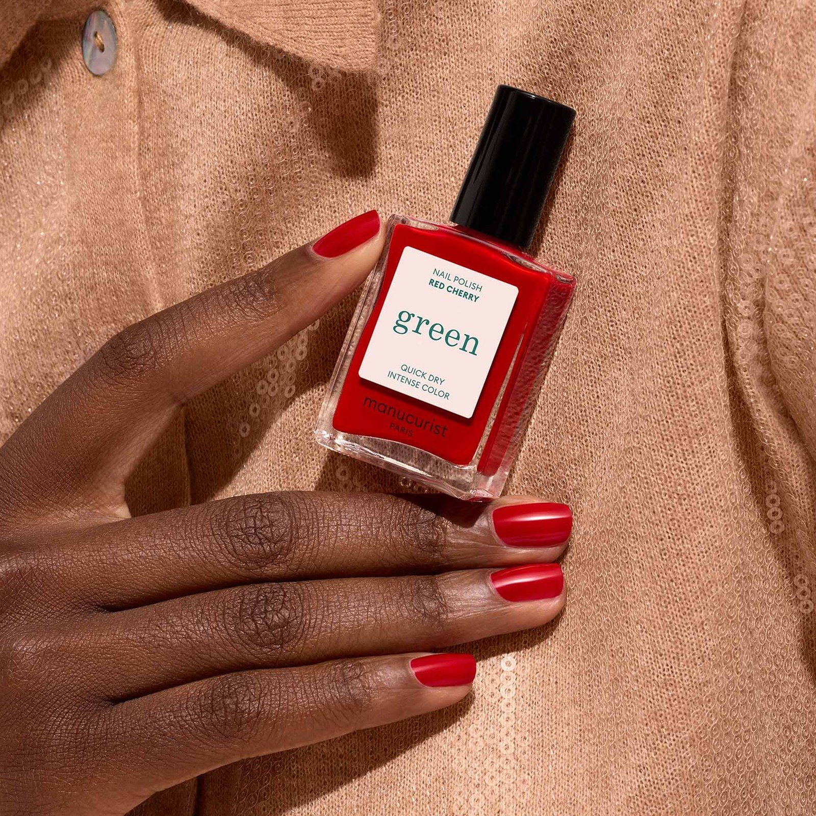 Manucurist Green Nail Polish Red Cherry 15ml