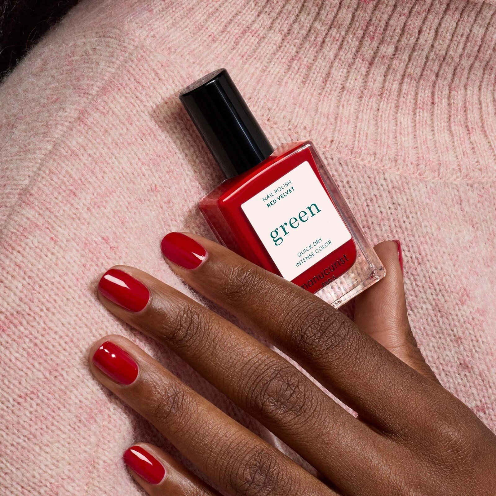 Manucurist Green Nail Polish Red Velvet 15ml