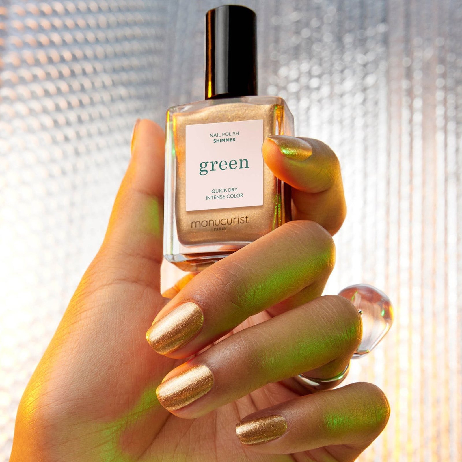 Manucurist Green Nail Polish Shimmer 15ml