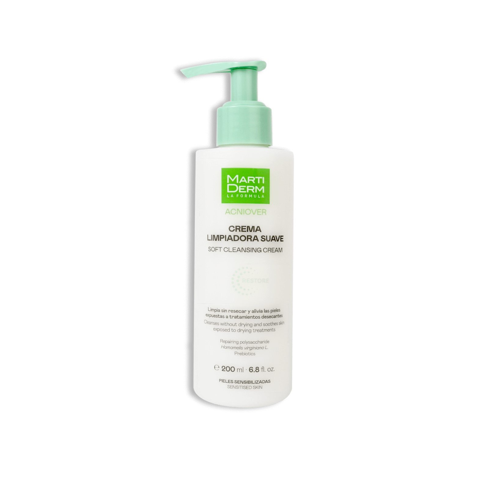 MartiDerm Acniover Crema Limpiadora Suave 200ml