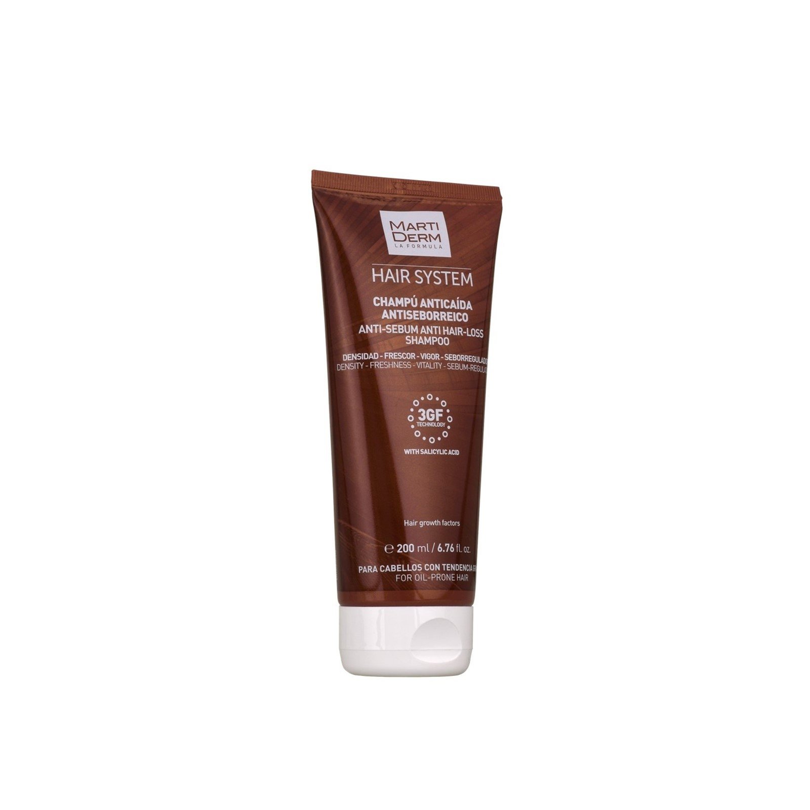 MartiDerm Hair System 3GF Anti-Talg Anti-Haaruitval Shampoo 200ml