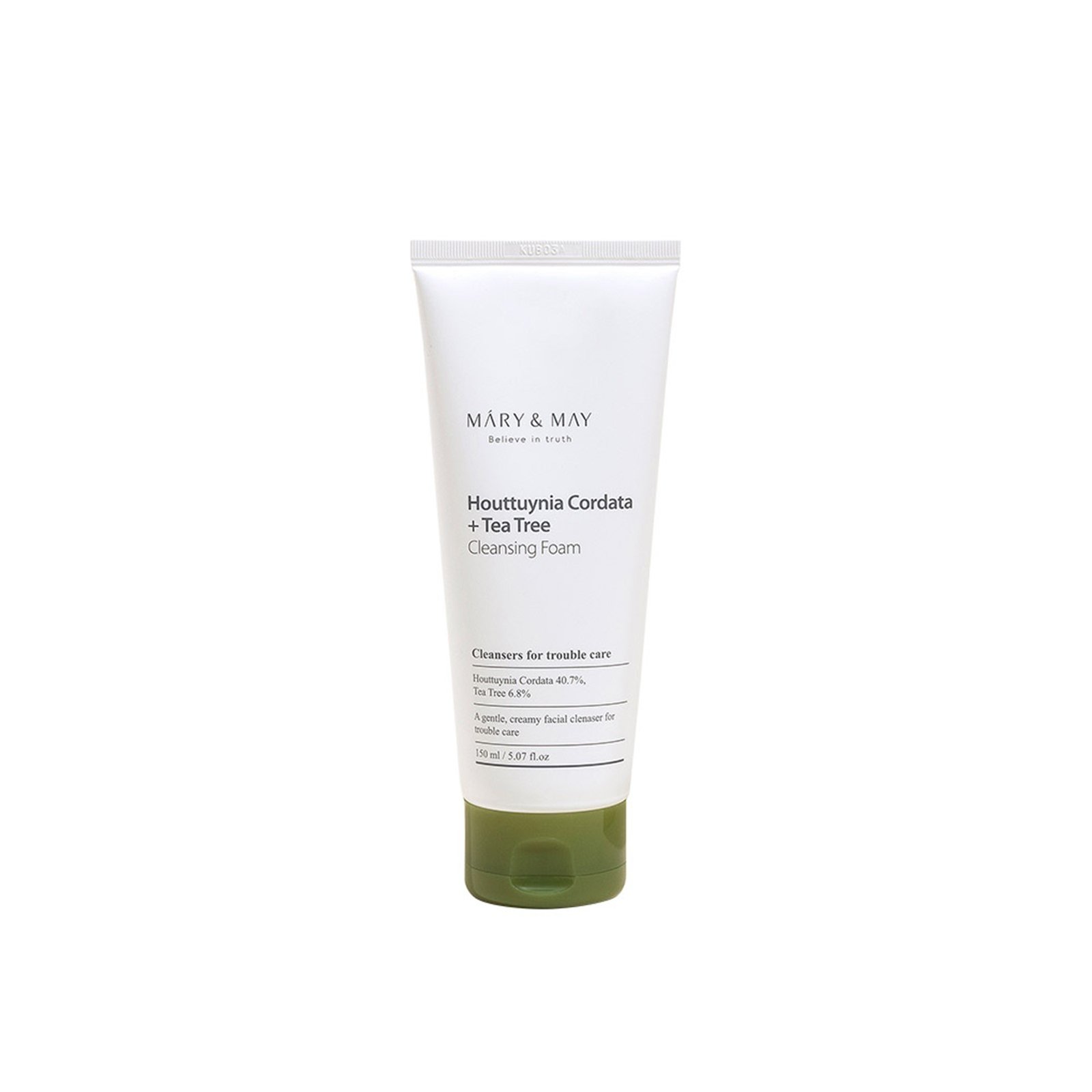 Mary & May Houttuynia Cordata + Tea Tree Cleansing Foam 150ml