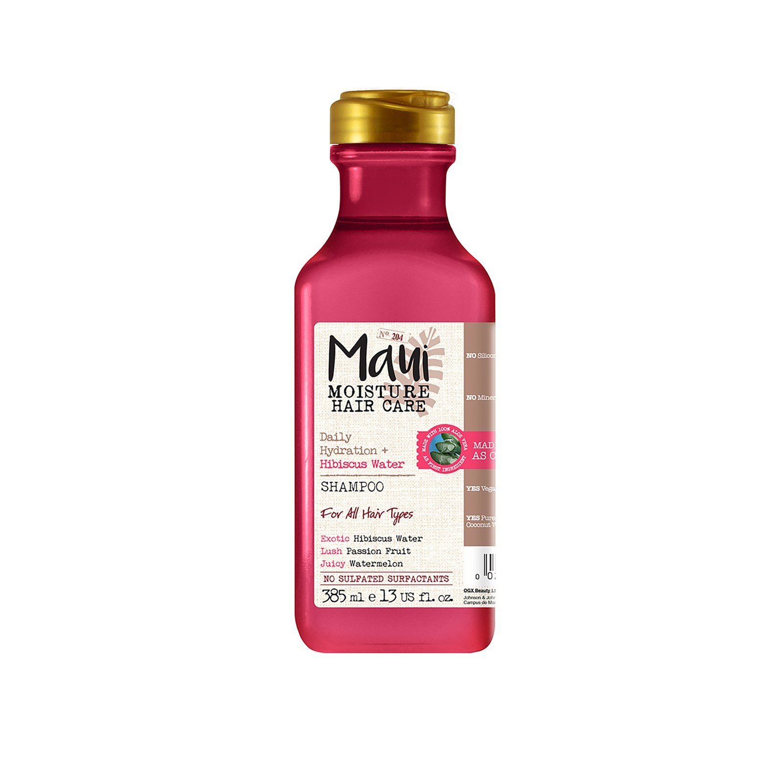 Maui Moisture Daily Hydration + Hibiscus Water Shampoo 385ml