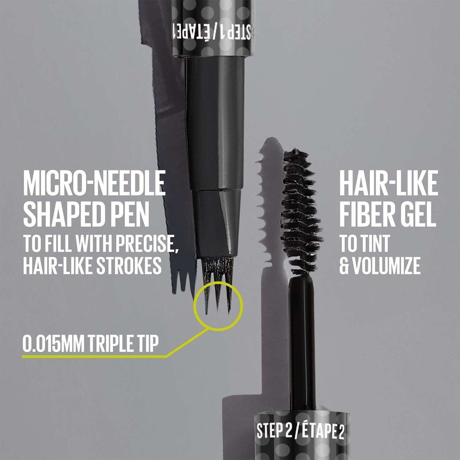 Maybelline Brow Inserts Kulmude Paljundamise Tööriist 04 Medium Brown