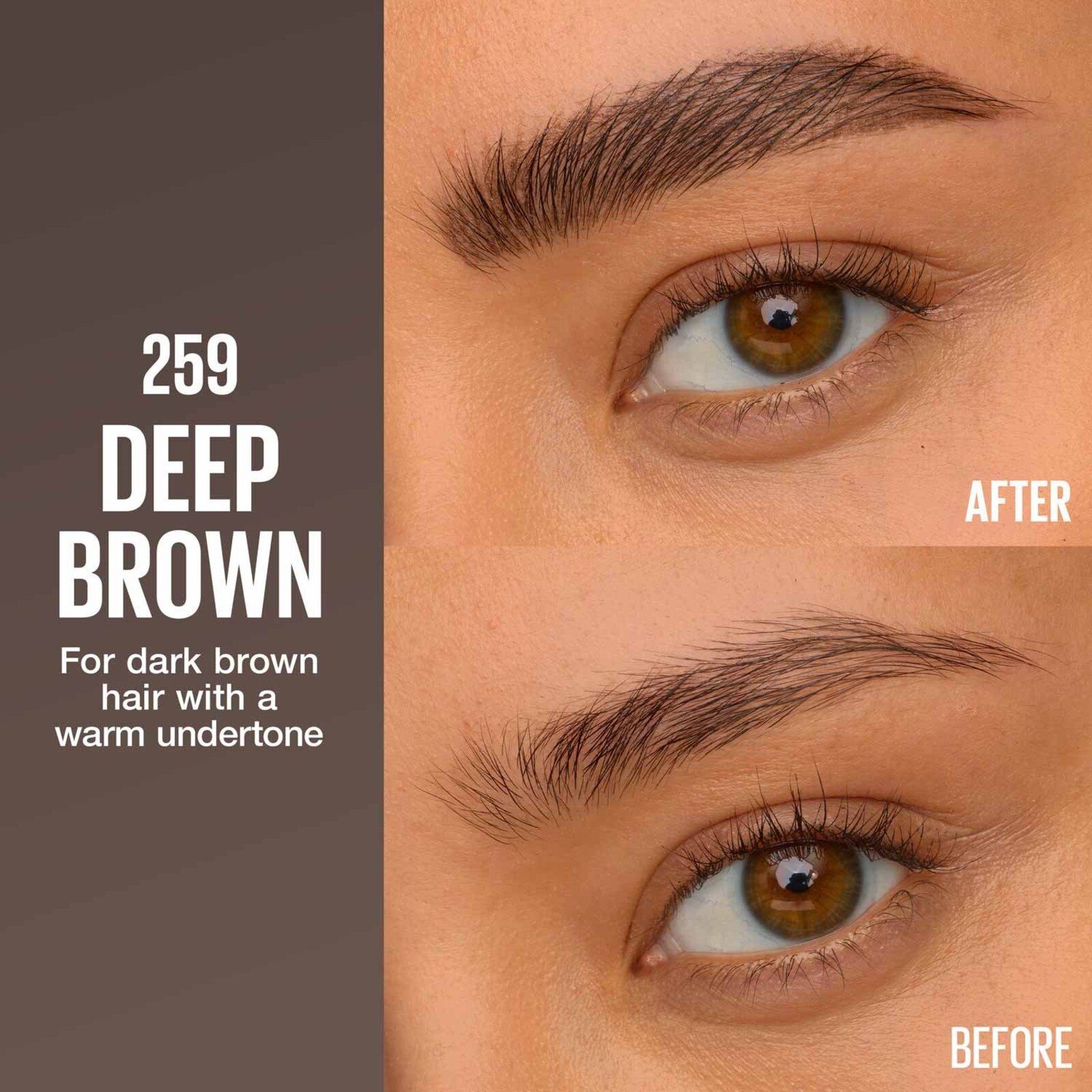 Maybelline Brow Inserts Kulmude Mitmekordistav Tööriist 05 Deep Brown