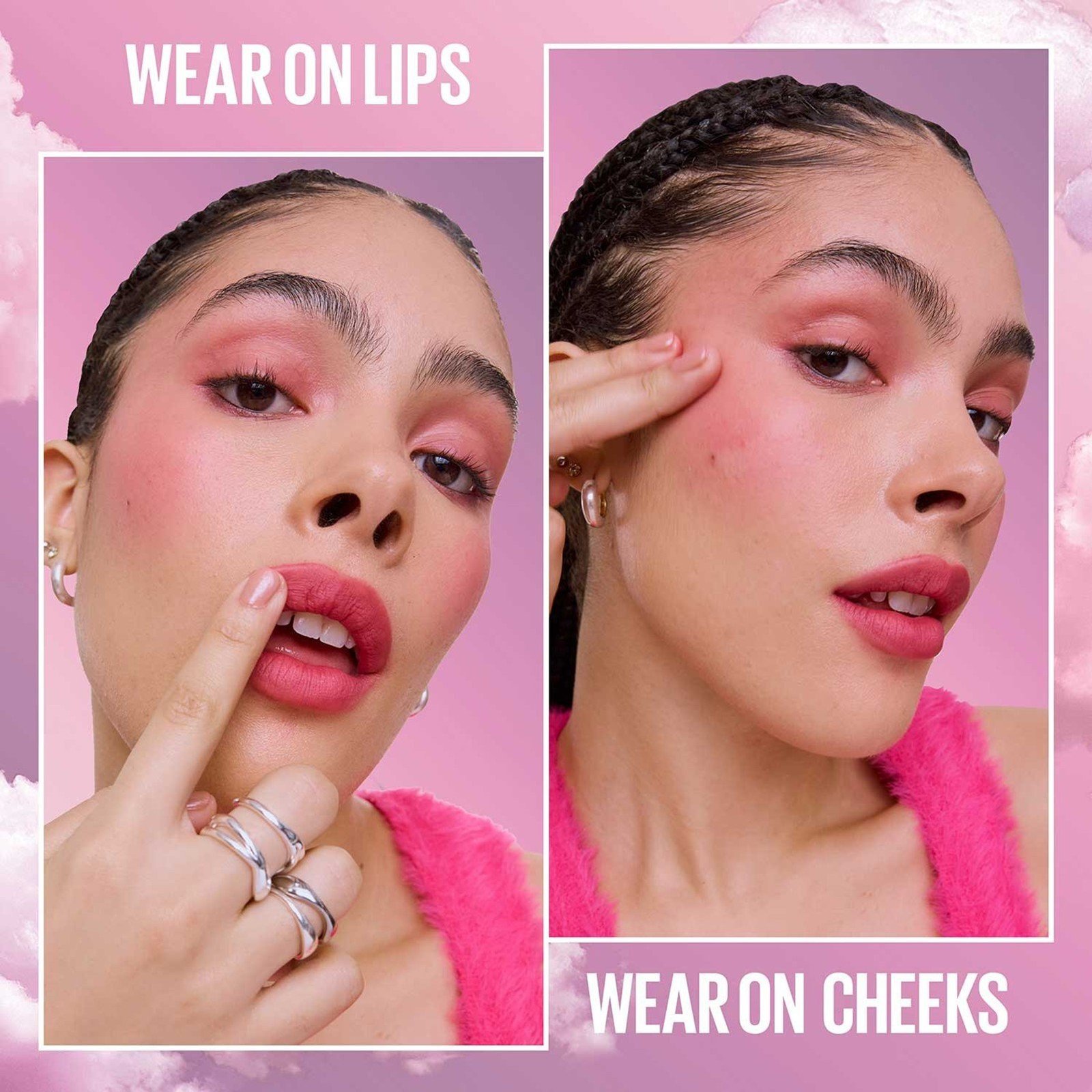 Maybelline Cloudtopia Cheek & Lip Mousse Blush 02 Ethereal Rouge 5g