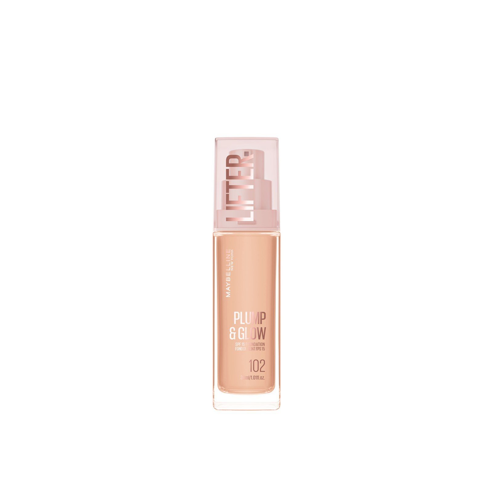 Maybelline Lifter Plump & Glow أساس تجميلي SPF15