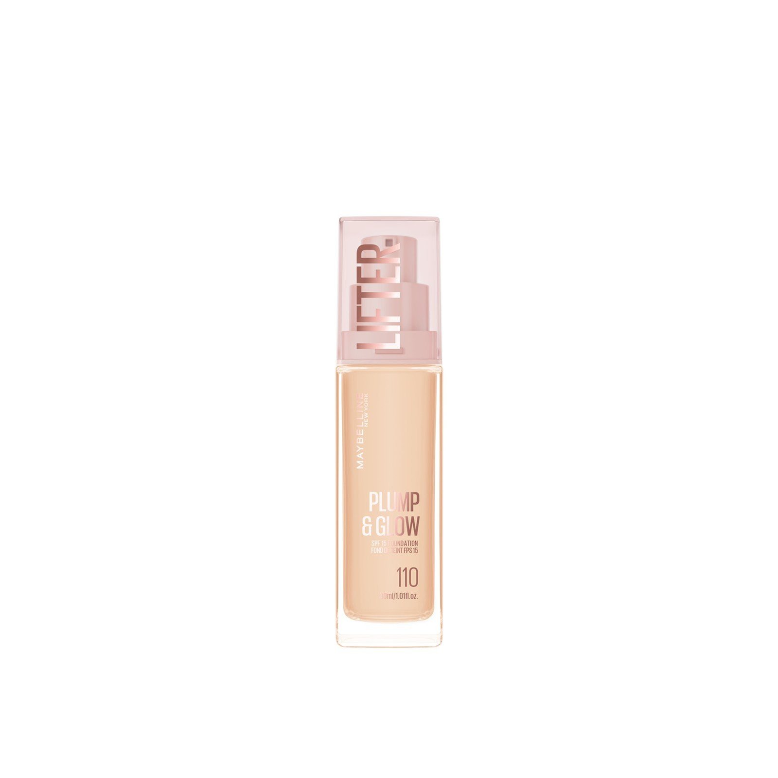 Maybelline Lifter Plump & Glow أساس تجميلي SPF15