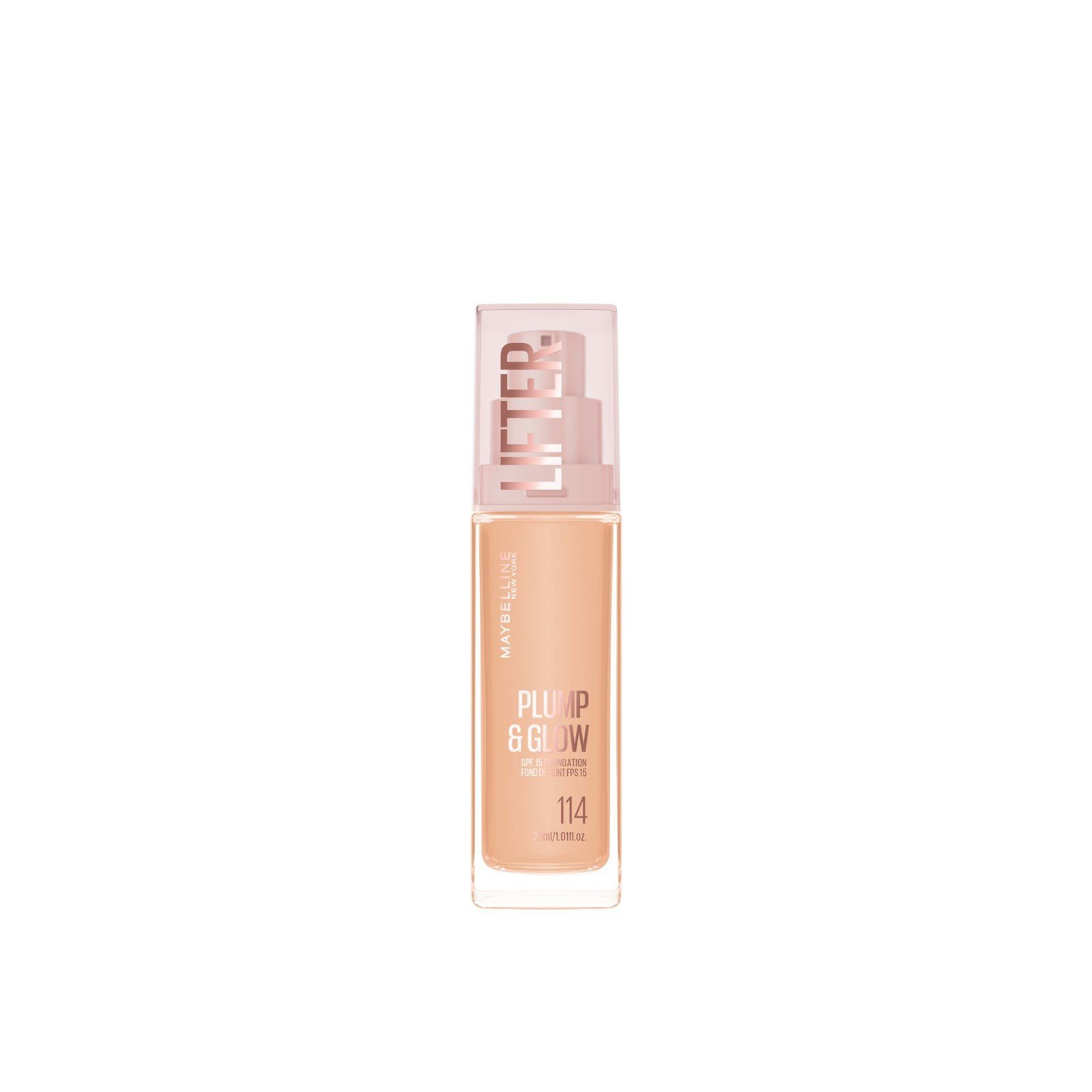 Maybelline Lifter Plump & Glow Base de Maquillaje SPF15 114 30ml
