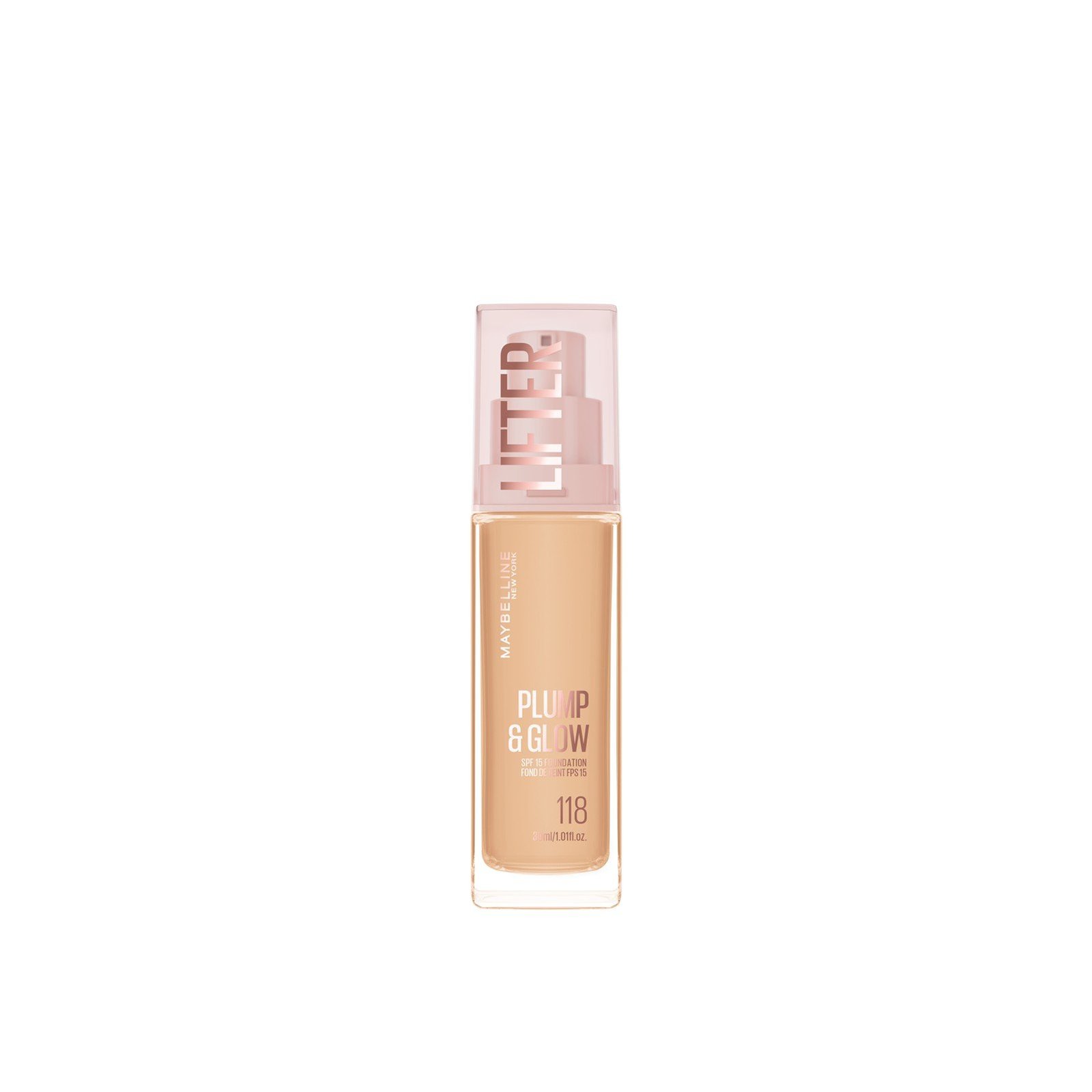 Maybelline Lifter Plump & Glow أساس تجميلي SPF15