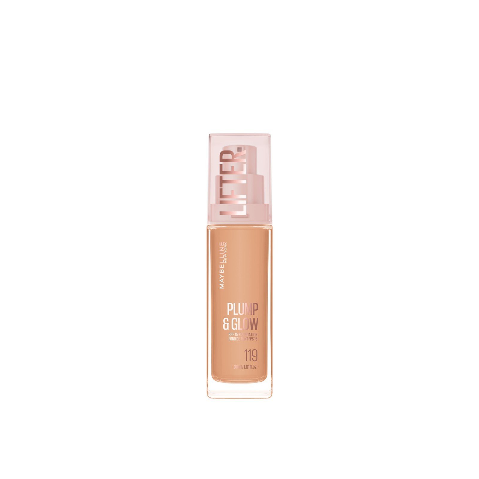 Maybelline Lifter Plump & Glow Base de Maquillaje SPF15 119 30ml
