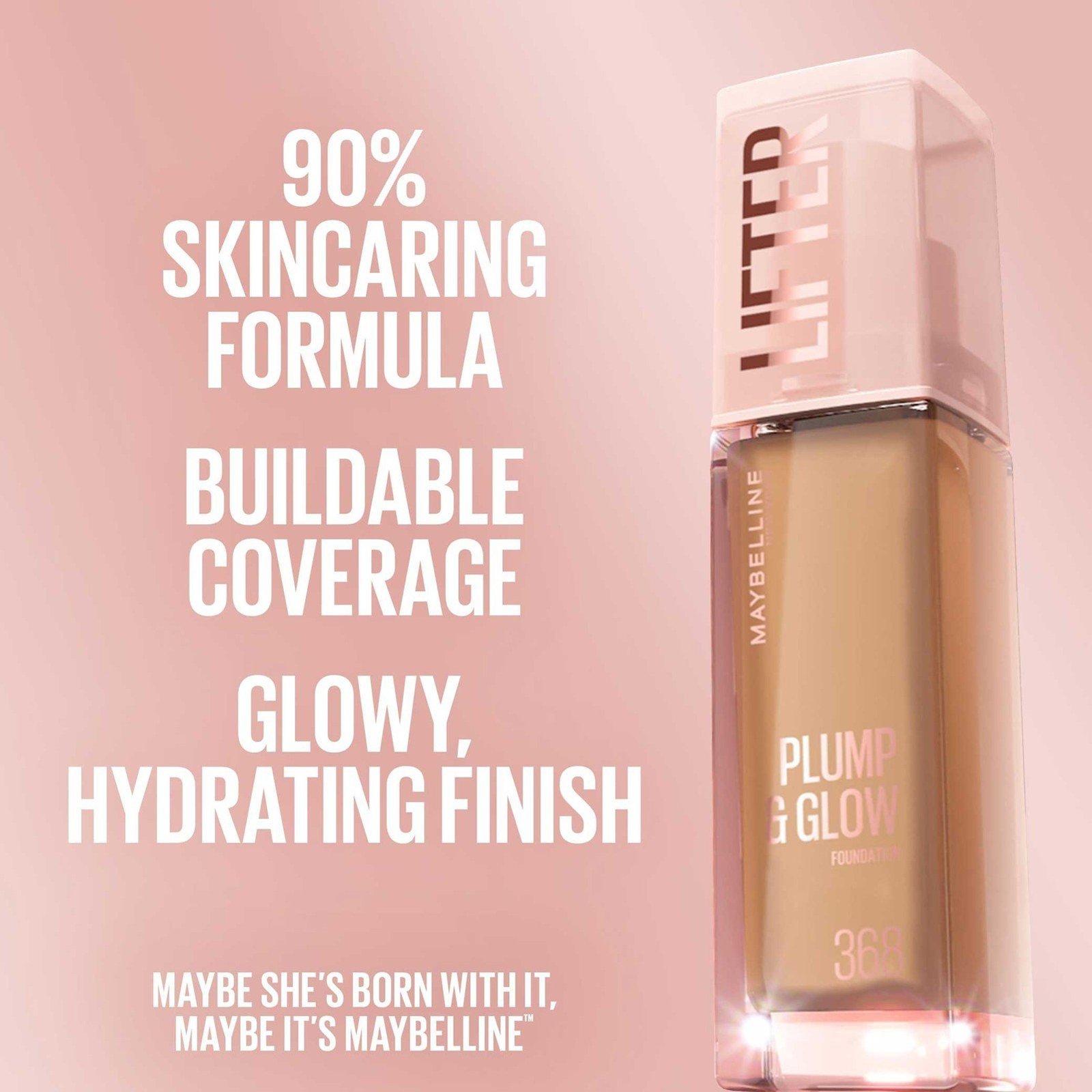 Maybelline Lifter Plump & Glow كريم أساس SPF15 129 30ml