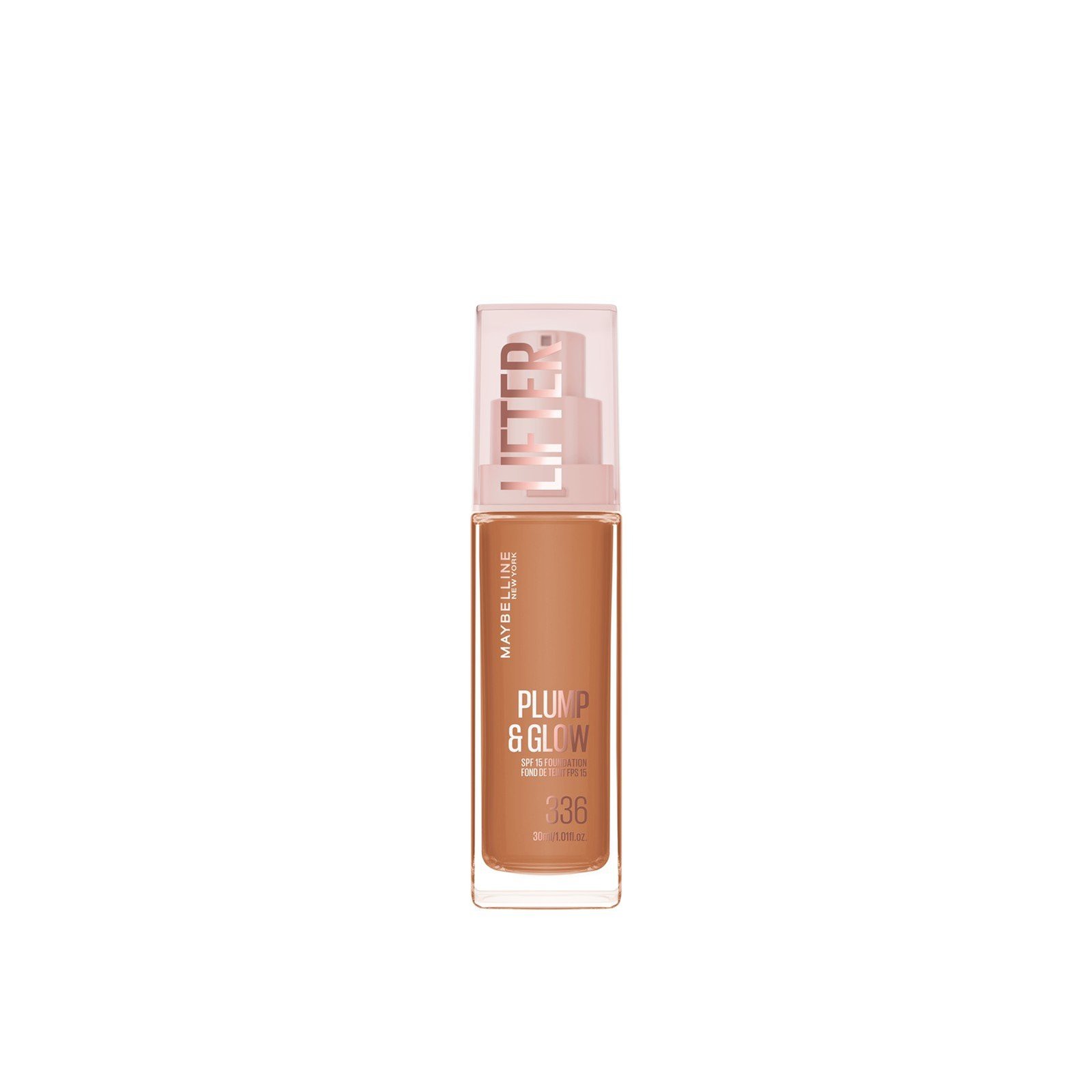 Maybelline Lifter Plump & Glow Base de Maquillaje SPF15 336 30ml
