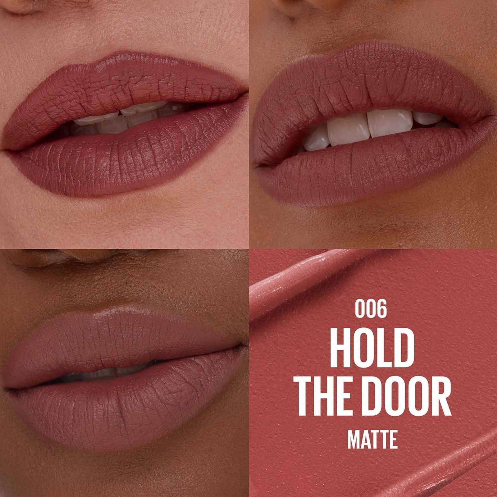 Maybelline Feuchtigkeitsspendendes Serum Matter Lippenstift 006 Hold The Door