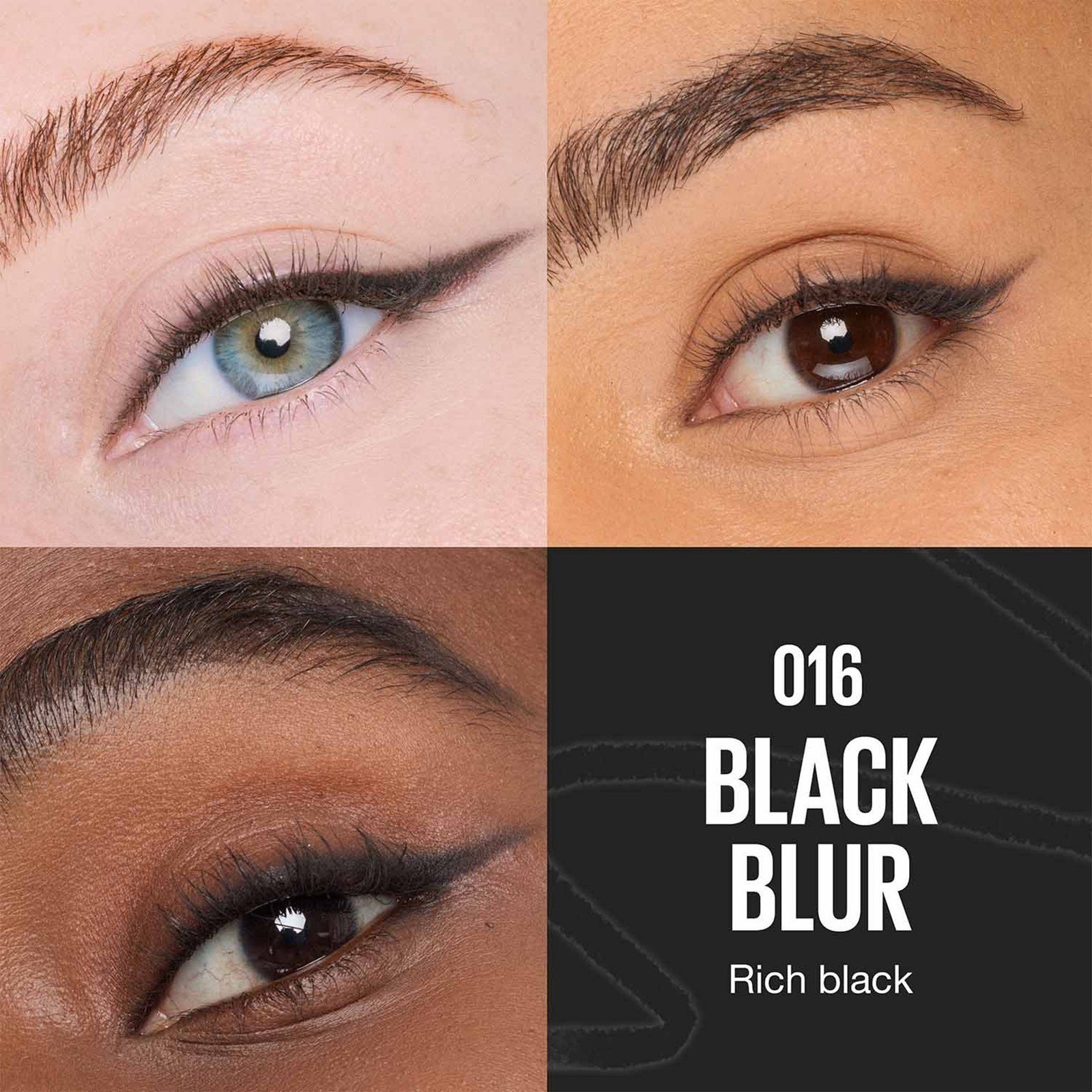 Maybelline Sculpting Stix Delineador y Pincel 2 en 1 016 Black Blur