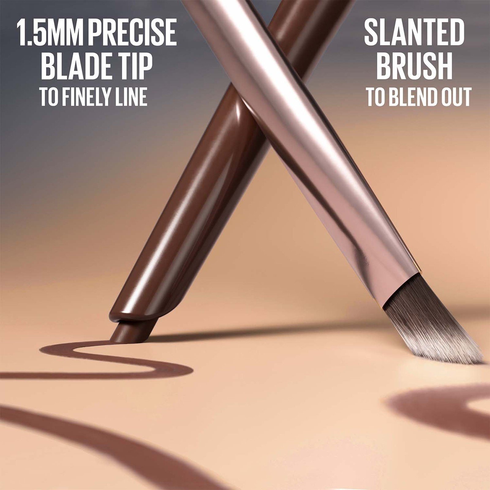 Maybelline Sculpting Stix Delineador y Pincel 2 en 1 016 Black Blur