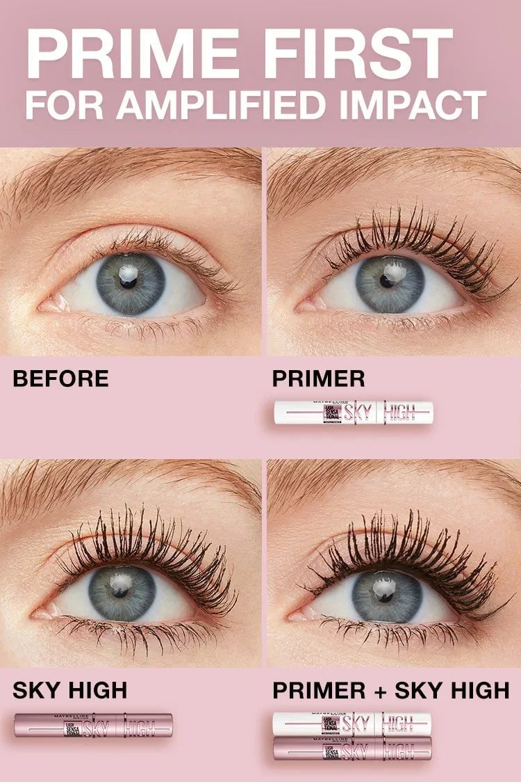 Maybelline Lash Sensational Sky High Tinted Primer Mascara Black 7.7ml