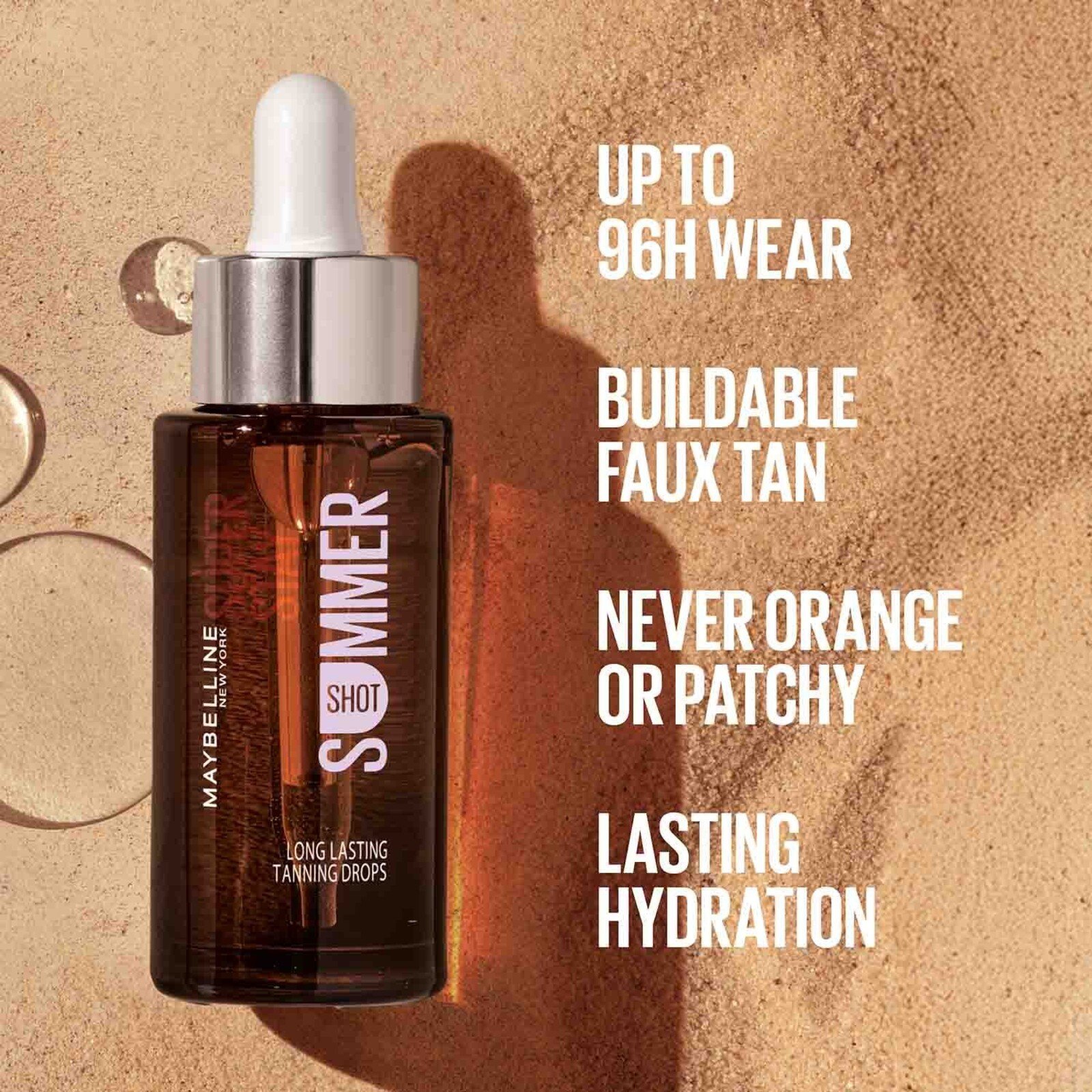 Maybelline Super Stay Summer Shot Gotas Autobronceadoras de Larga Duración 30ml