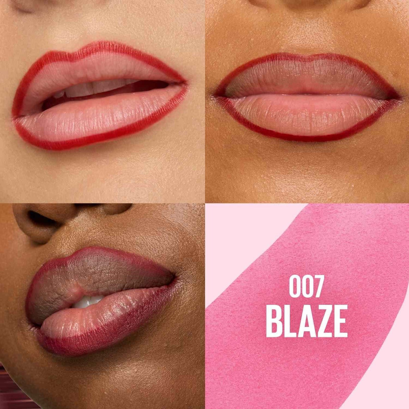 Maybelline Superstay Peel-Off Lip Liner 007 Blaze 4.8ml