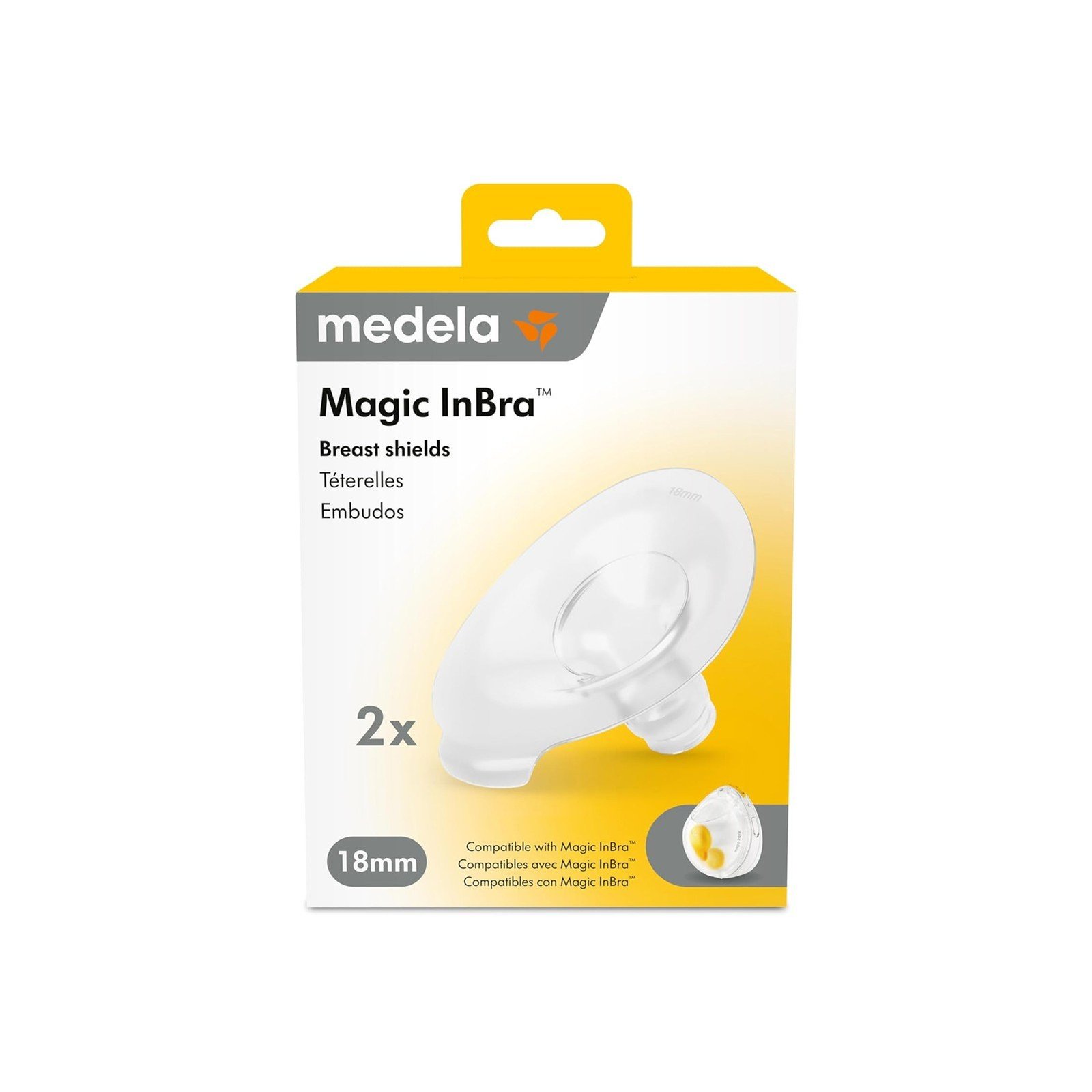 Medela Magic InBra™ Breast Shields 18mm x2