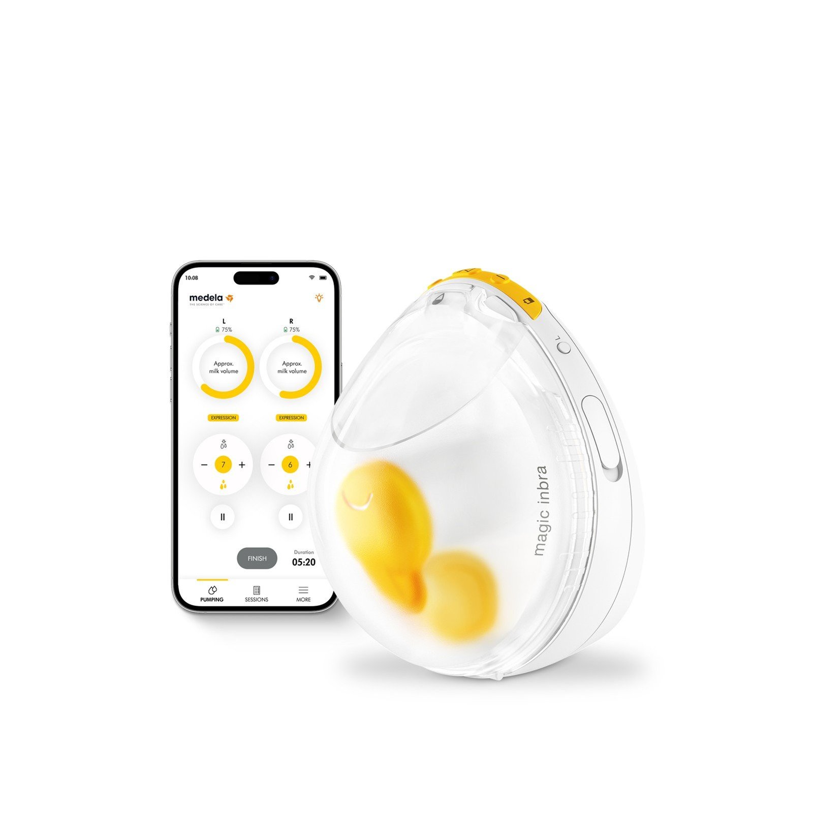 Medela Magic InBra™ مضخة الثدي الفردية القابلة للارتداء