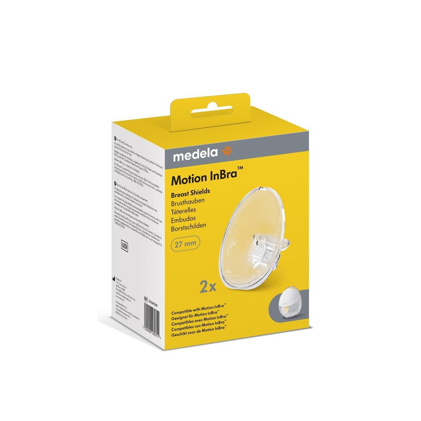 Medela Motion InBra Embudos para Extracción de Leche 27mm x2