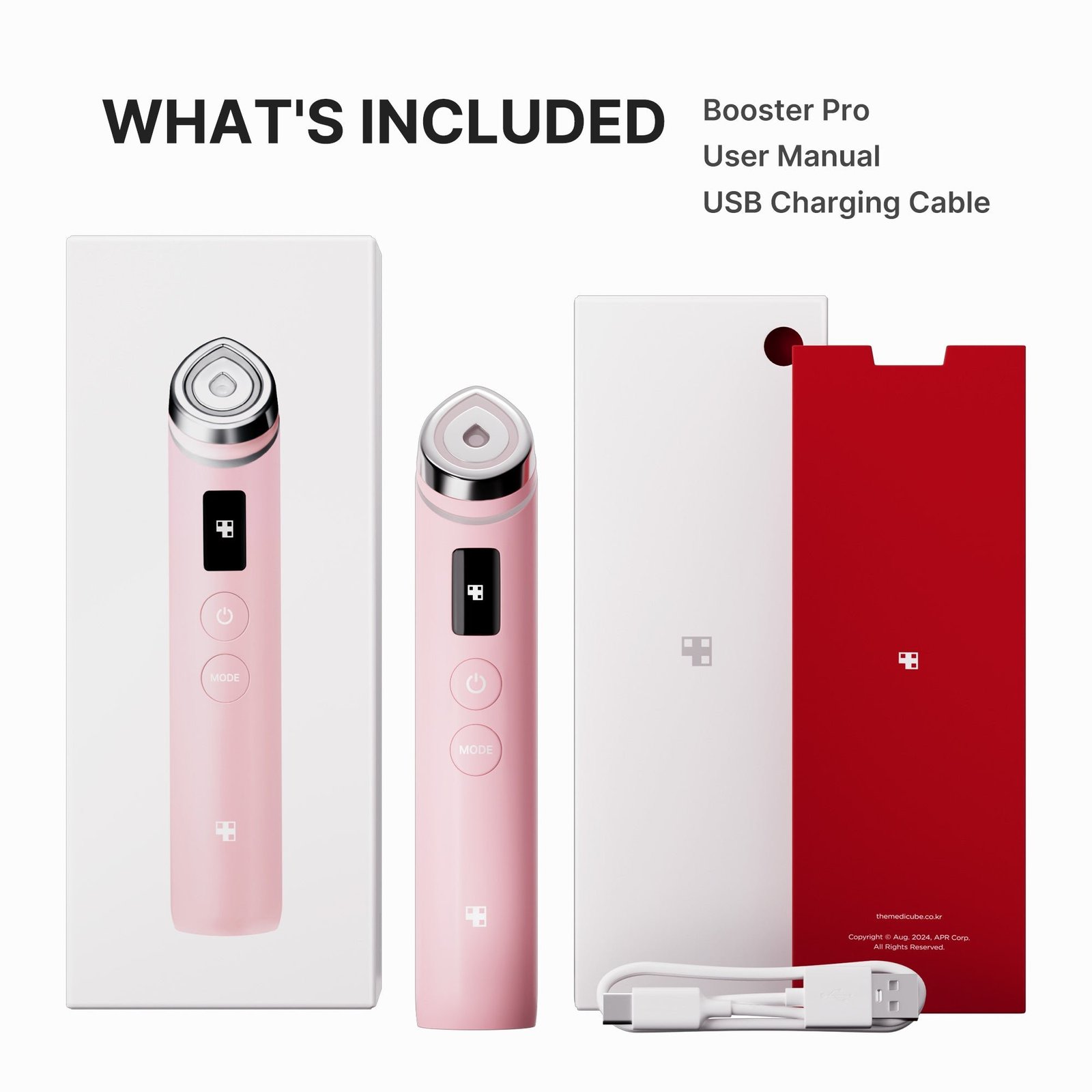 Medicube AGE-R Booster Pro Device Pink Japan