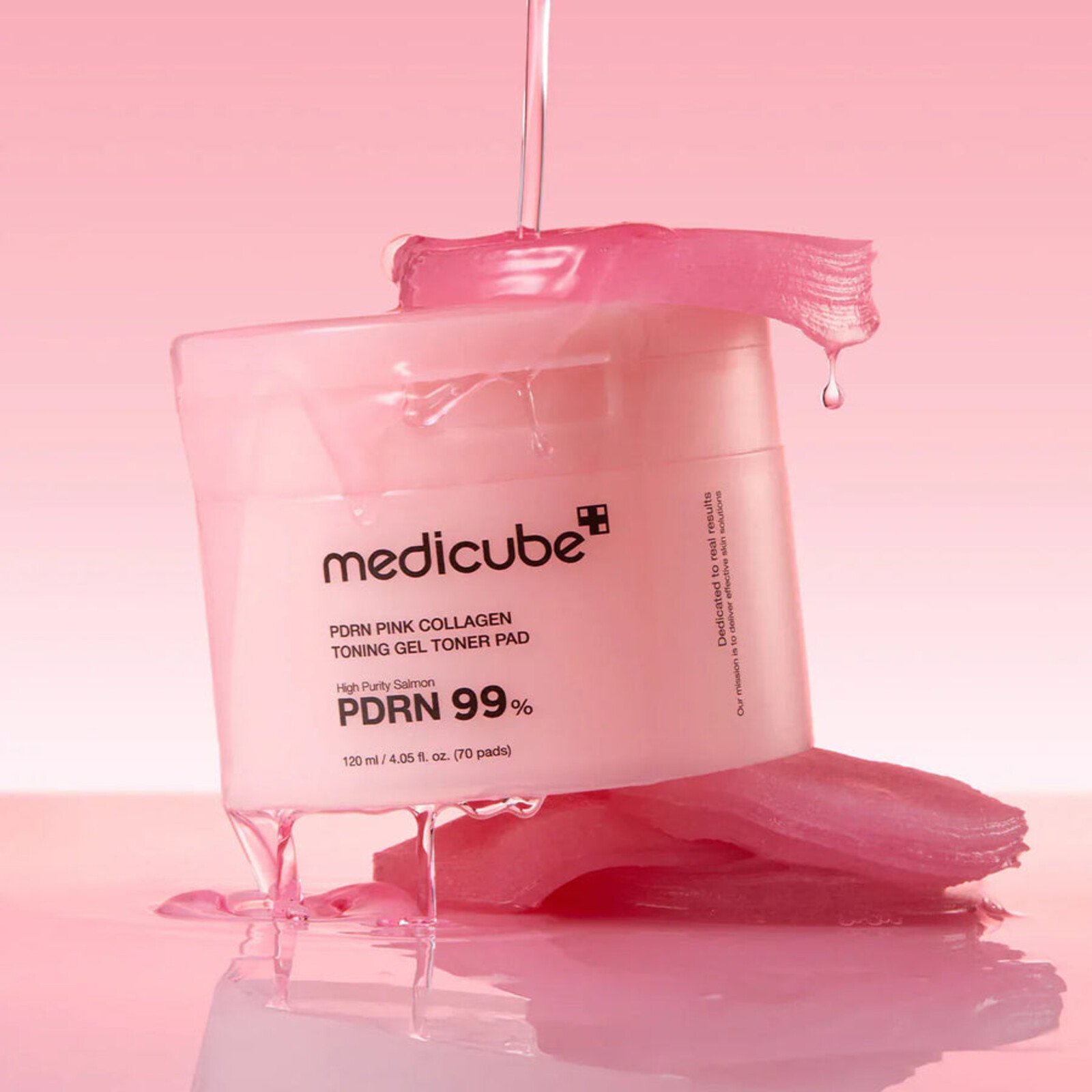 Medicube PDRN Pink Collagen قرص تونر جل مرطب x70