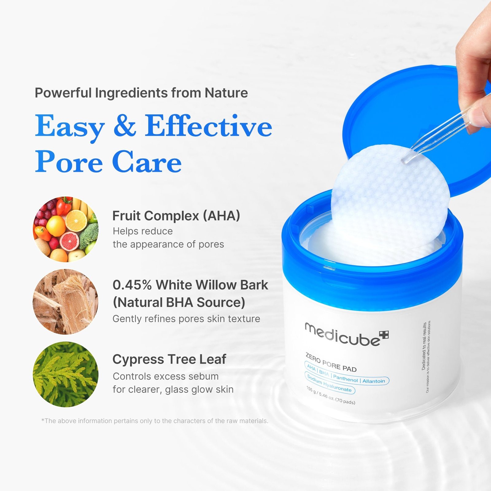Medicube Zero Pore Pad Exfoliating Pads x70 (5.46oz)