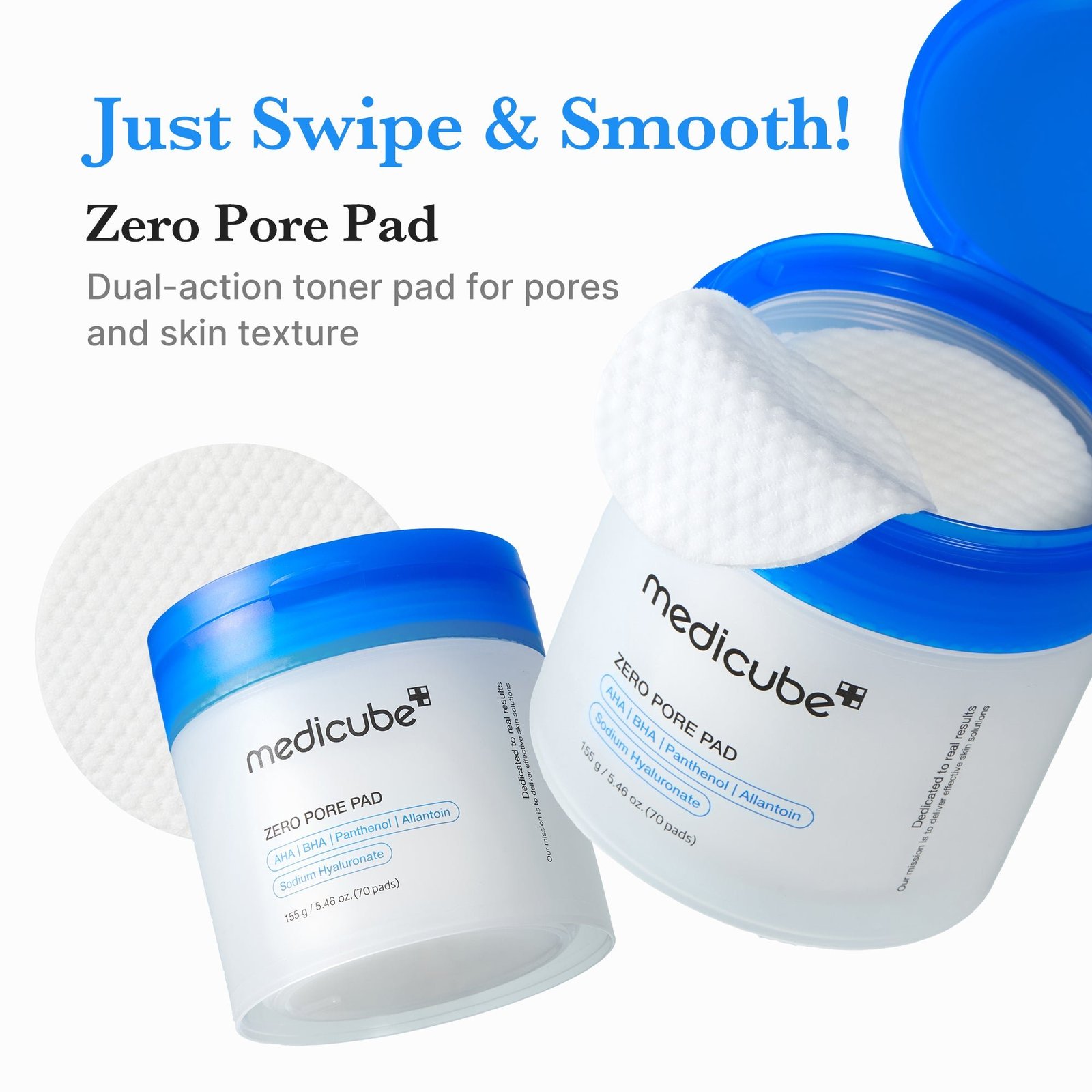 Medicube Zero Pore Pad Exfoliating Pads x70 (5.46oz)