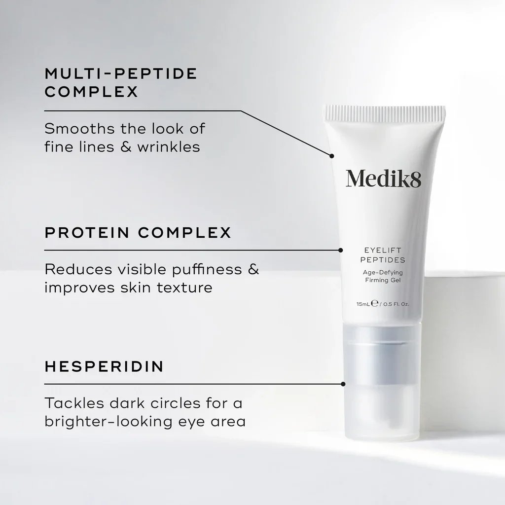 Medik8 Eyelift Peptides Gel Reafirmante Antienvelhecimento 15ml