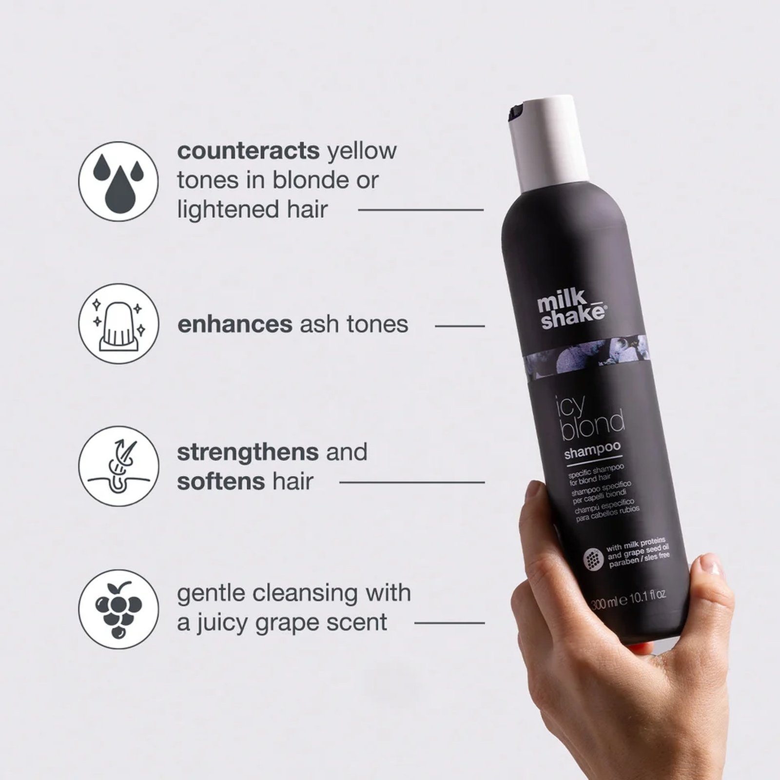 milk_shake Icy Blonde Shampoo 300ml