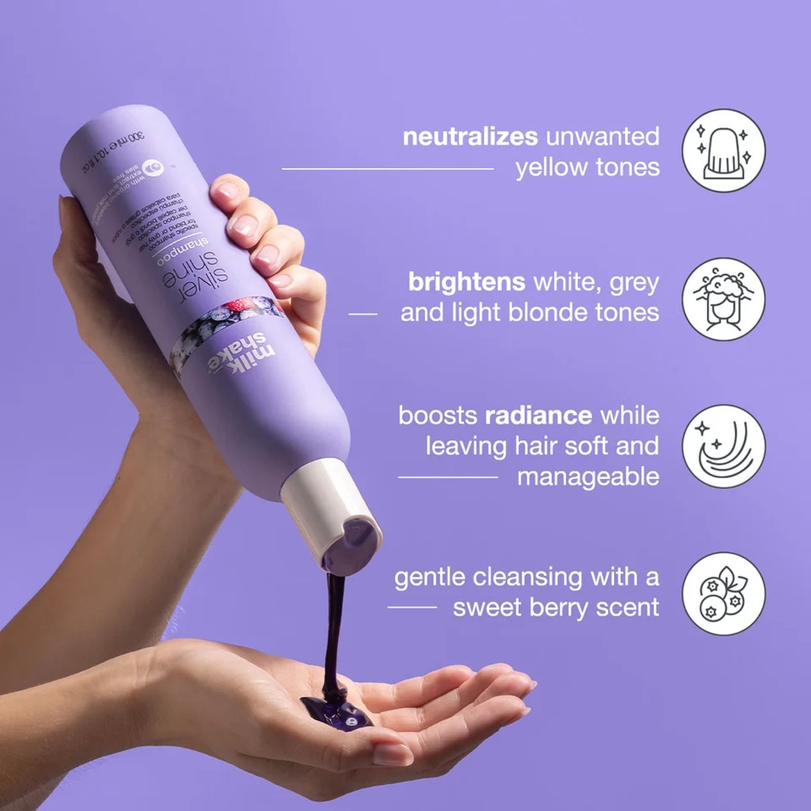 milk_shake Silver Shine Shampoo 300ml