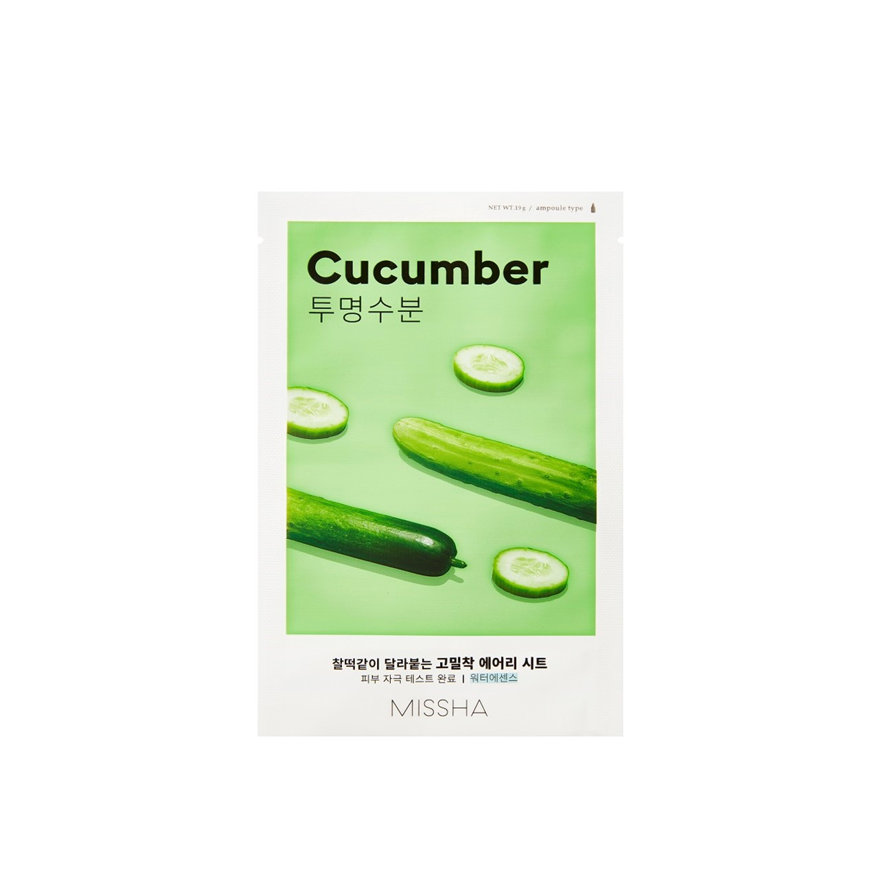 Missha Airy Fit Sheet Mask Cucumber 19g