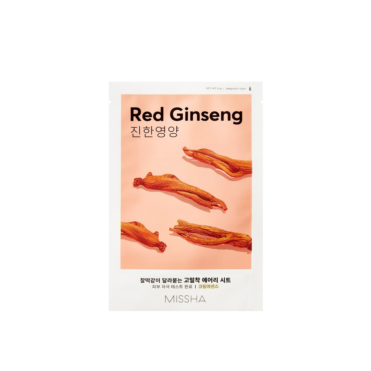 Missha Airy Fit Sheet Mask Red Ginseng 19g