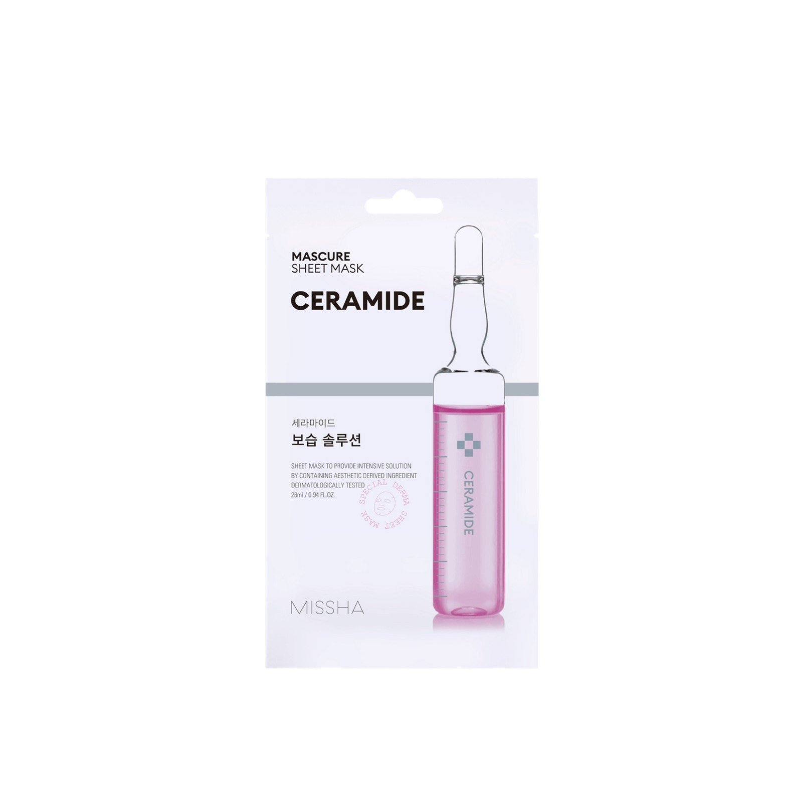 Missha Mascure Mascarilla en Tejido Solución Barrera Hidratante Ceramide 28ml