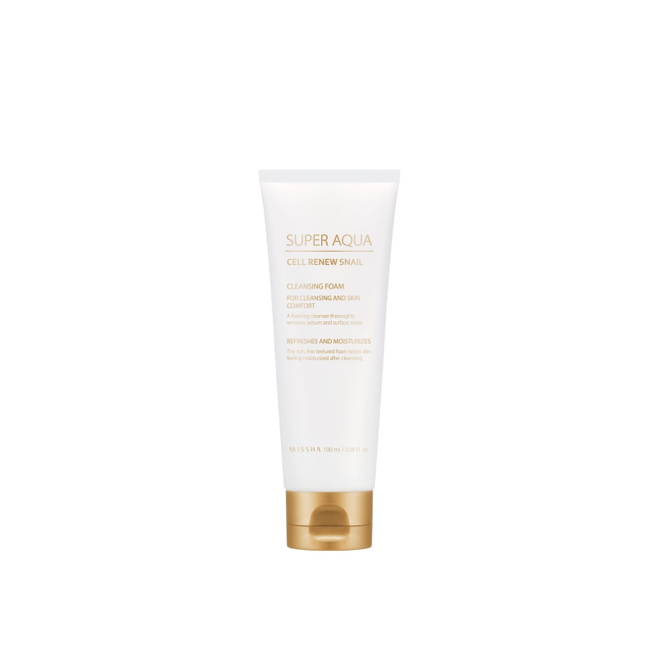 Missha Super Aqua Cell Renew Snail Cleansing Foam 100ml