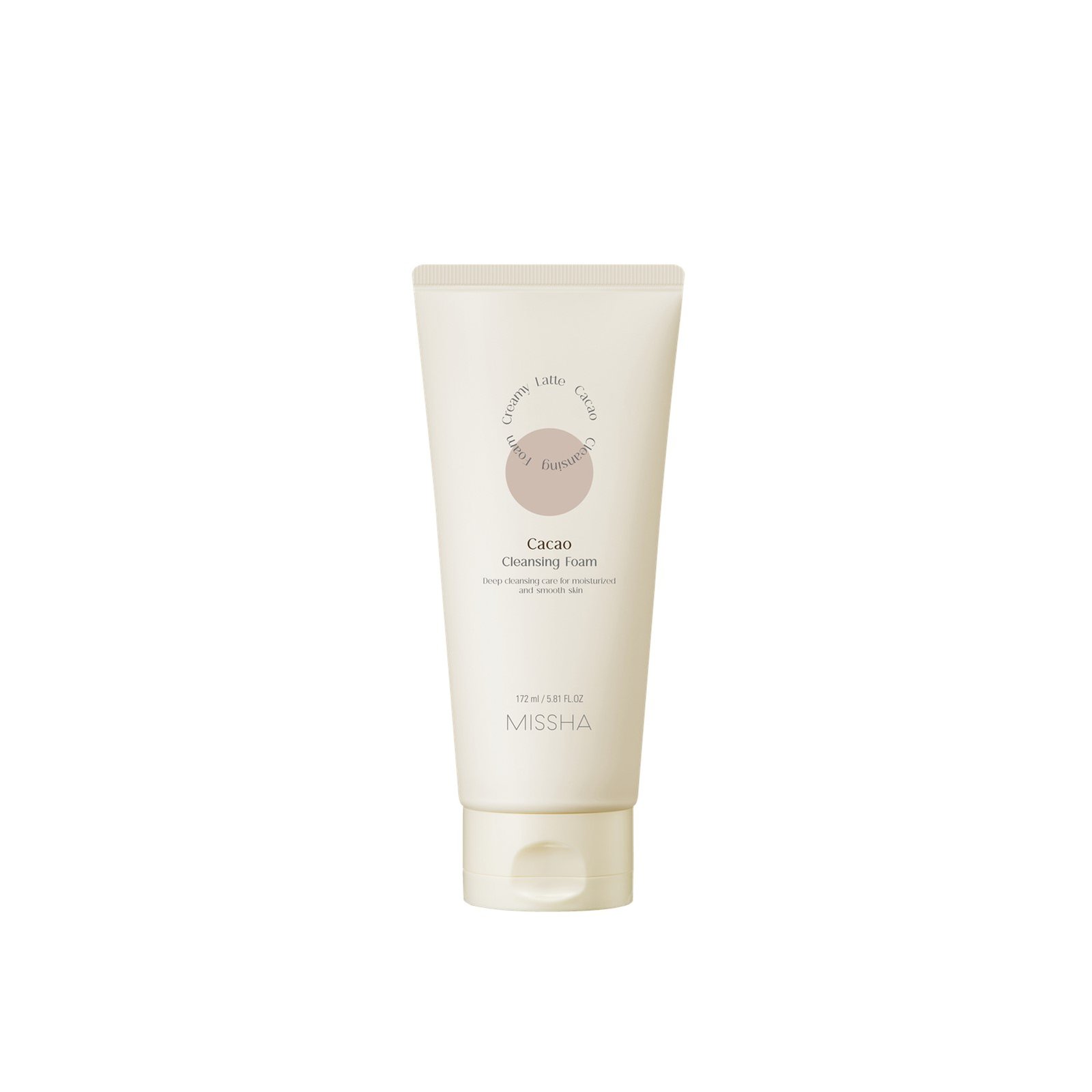 Missha Creamy Latte Cacao Cleansing Foam 172ml (5.81 fl oz) USA