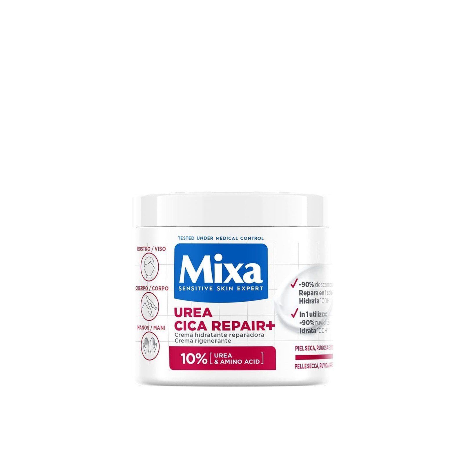 Mixa Urea Cica Repair+ Crème Renouvelante 400ml
