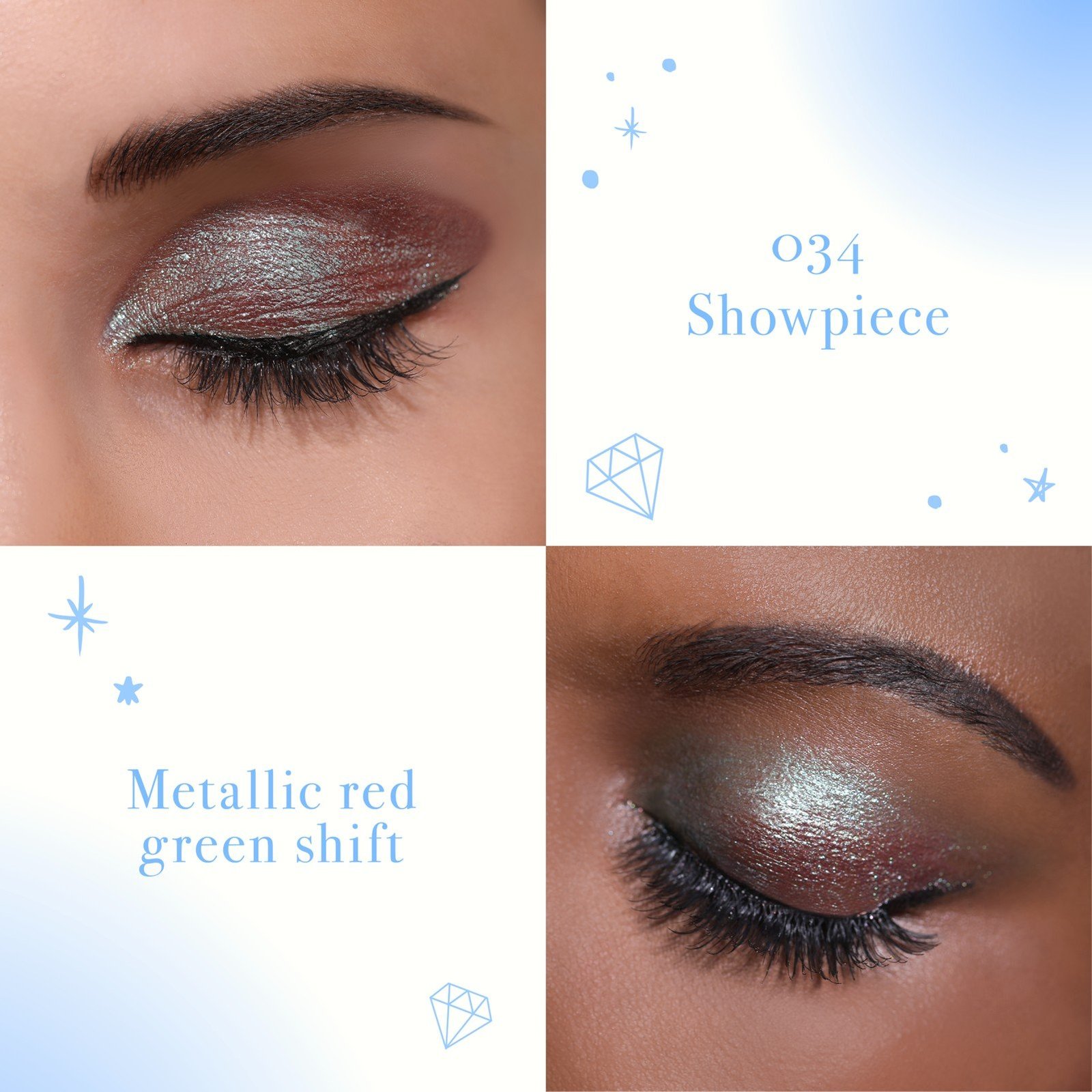 Moira Diamond Daze ظل عيون سائل 034 Showpiece 3ml