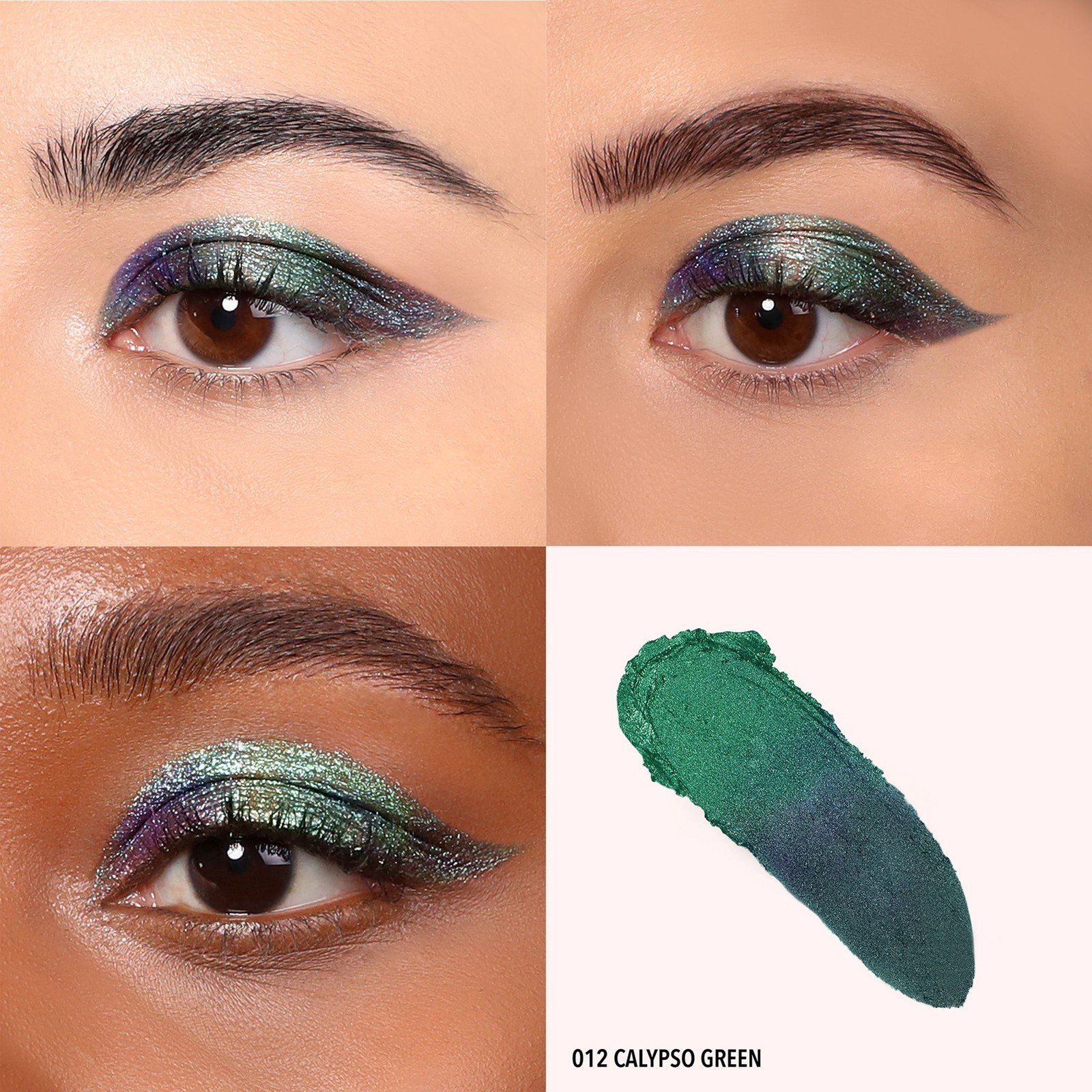 Moira Stellar Glaze Stick Oogschaduw 012 Calypso Green 0.85g