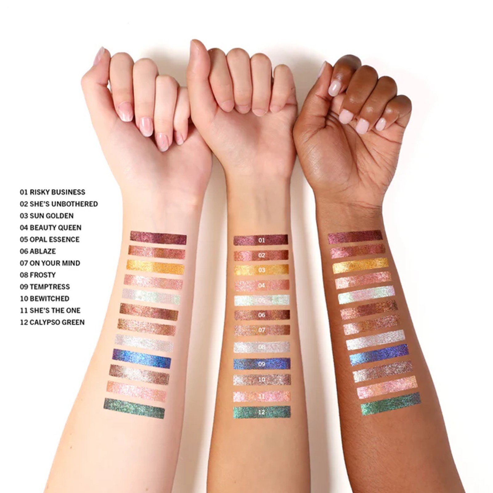 Moira Stellar Glaze Stick Oogschaduw 012 Calypso Green 0.85g