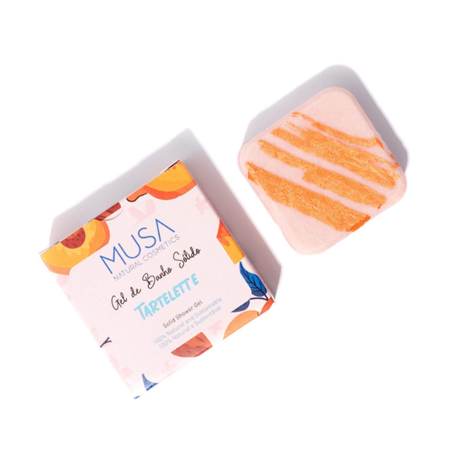 MUSA Natural Cosmetics - Gel douche solide « Tartelette » 50 g