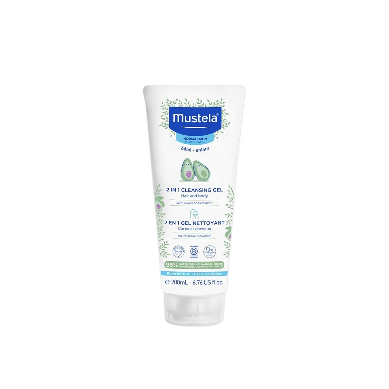 Mustela Baby 2-In-1 Cleansing Gel 200ml