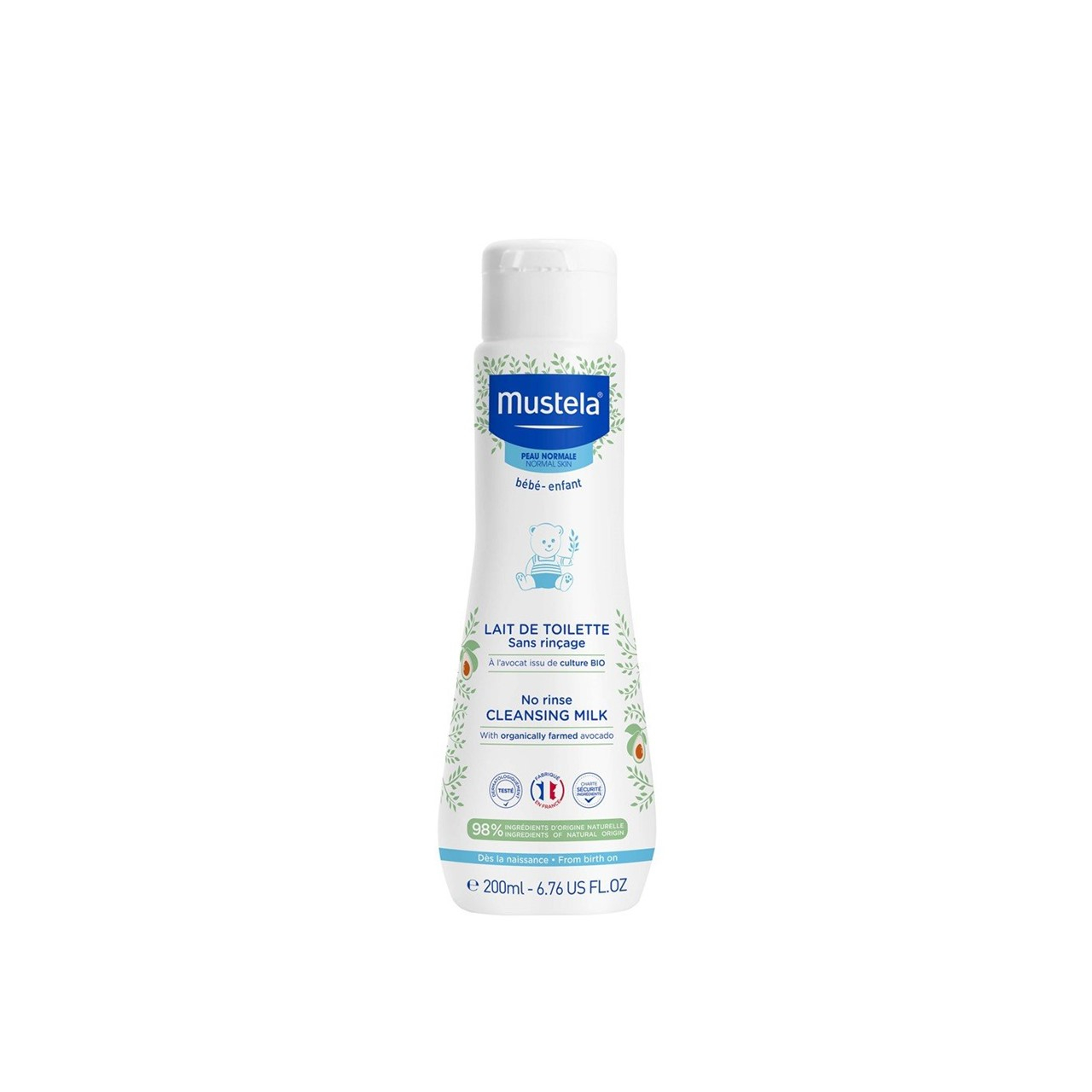 Mustela Baby No Rinse Cleansing Milk 200ml