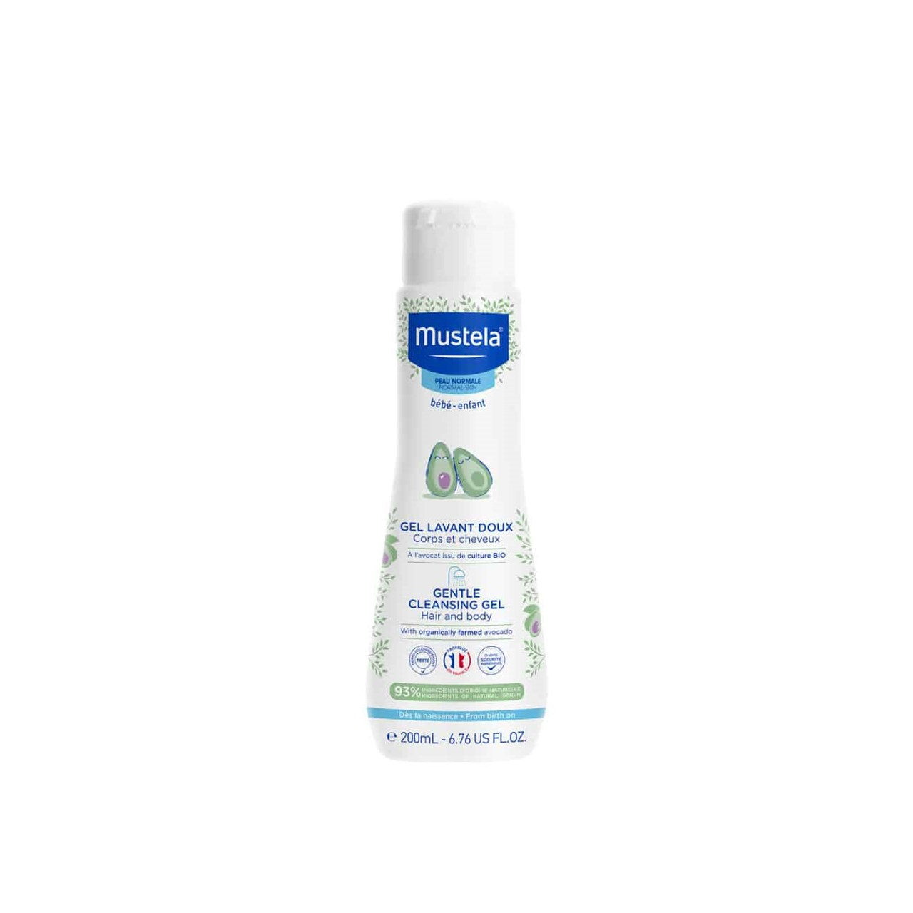 Mustela Baby Skånsom Rensegel Hår & Krop