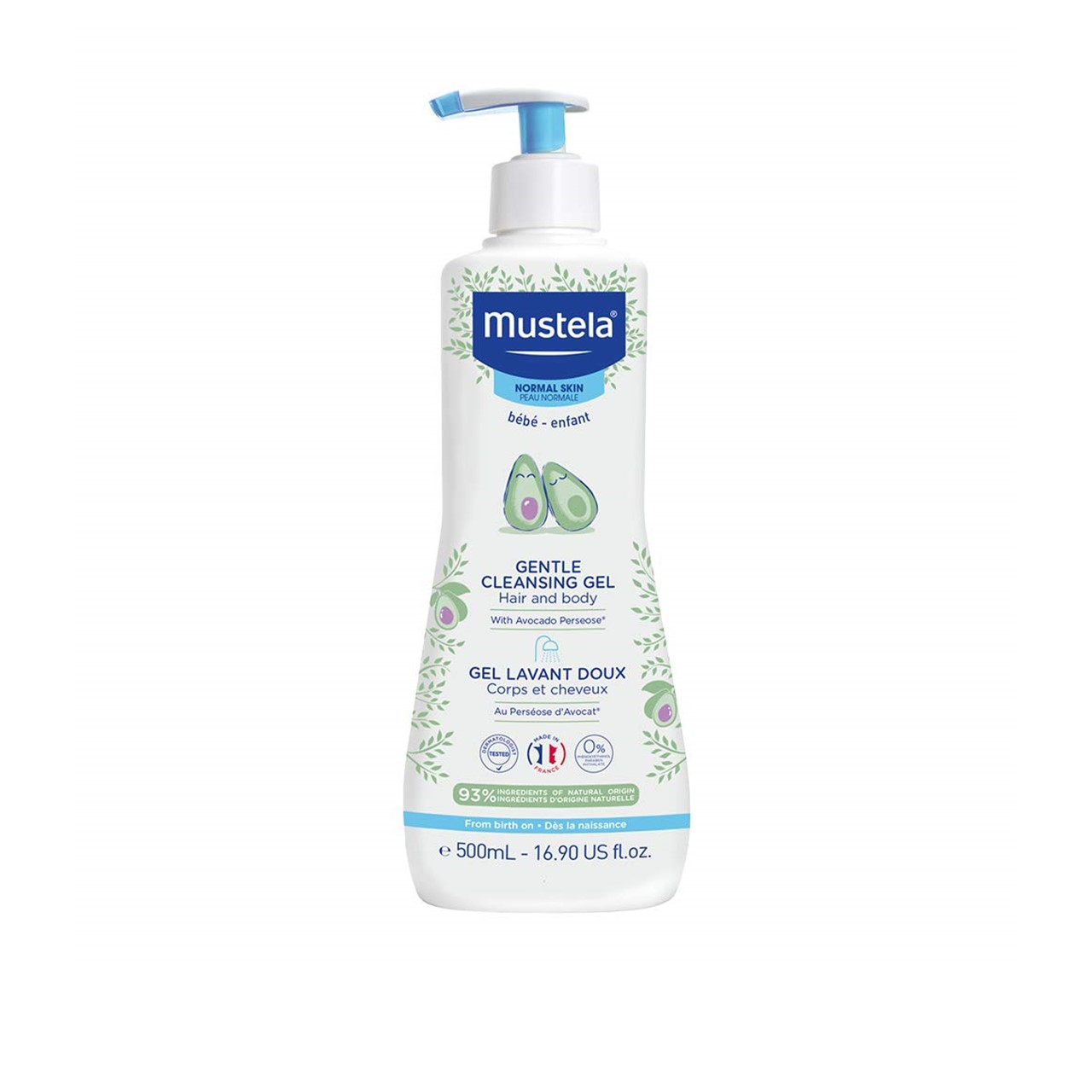 Mustela Baby Skånsom Rensegel Hår & Krop