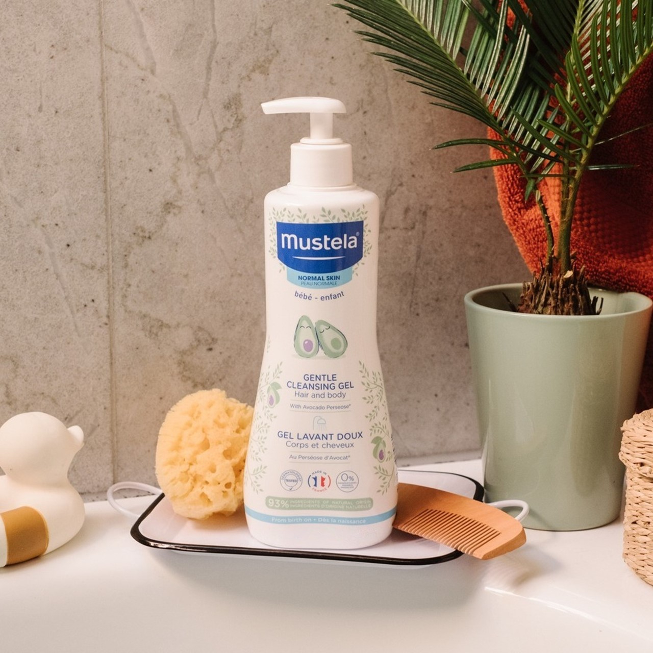 Mustela Baby Skånsom Rensegel Hår & Krop
