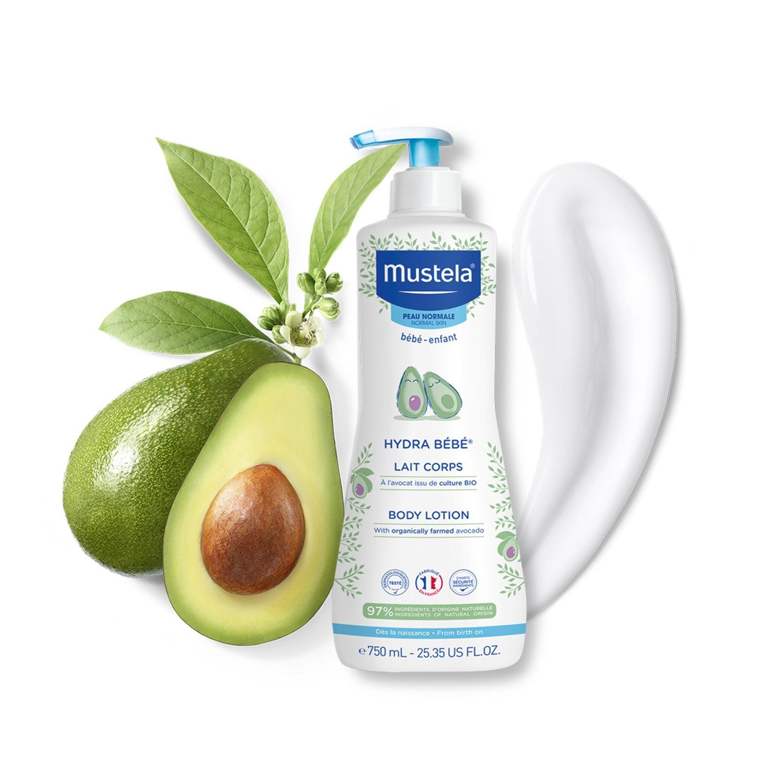 Mustela Baby Hydra Bébé Loción Corporal 750ml